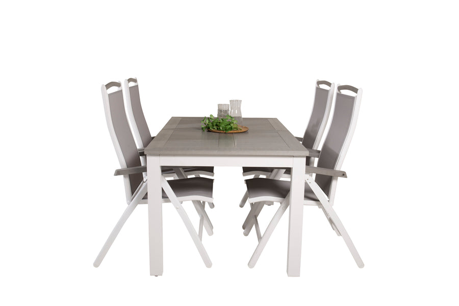 Eetgroep Albany met de stoelen Albany 