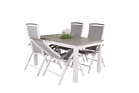 Eetgroep Albany met de stoelen Albany 