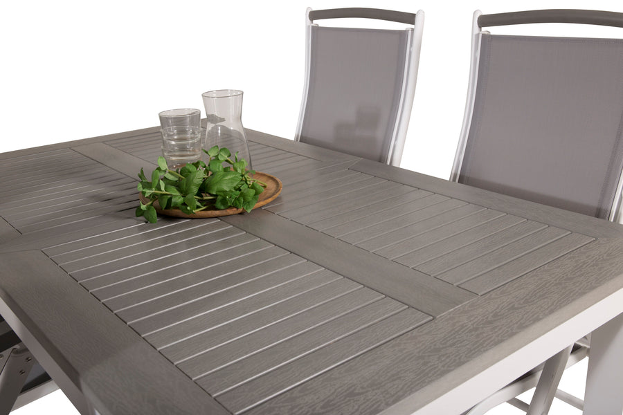 Eetgroep Albany met de stoelen Albany 