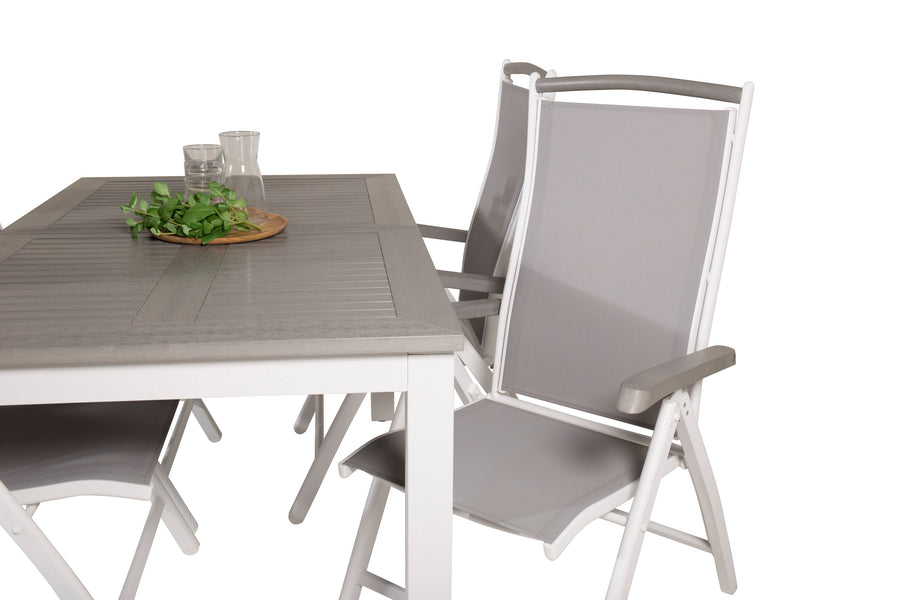 Eetgroep Albany met de stoelen Albany 