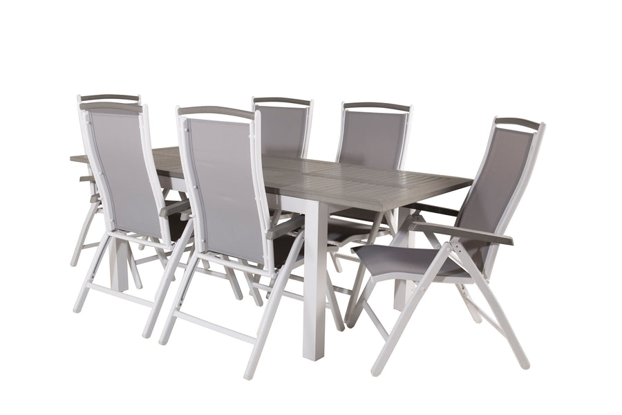 Eetgroep Albany met de stoelen Albany 