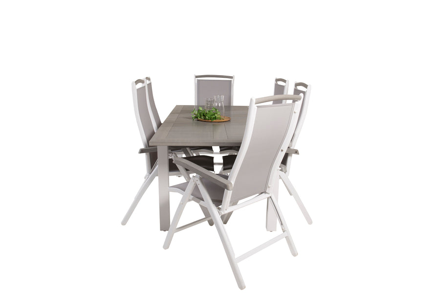 Eetgroep Albany met de stoelen Albany 