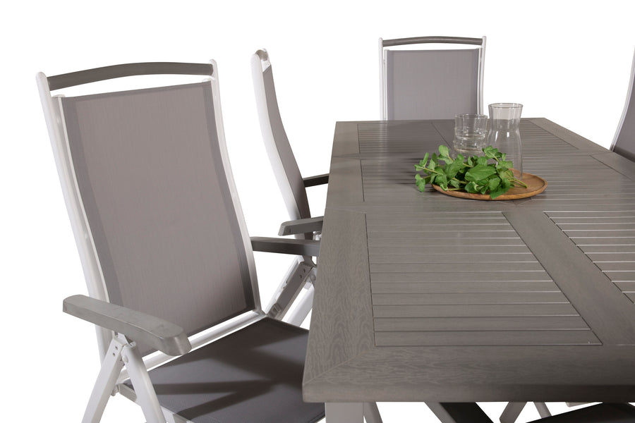 Eetgroep Albany met de stoelen Albany 