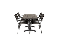 Eetgroep Denver met de stoelen Lindos 