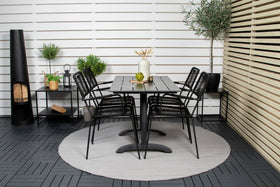 Eetgroep Denver met de stoelen Lindos 