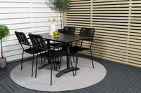 Eetgroep Denver met de stoelen Lindos 