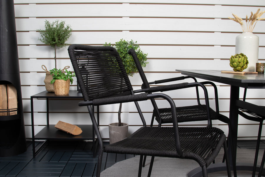 Eetgroep Denver met de stoelen Lindos 