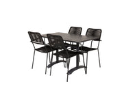 Eetgroep Denver met de stoelen Lindos 