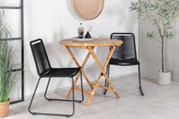 Eetgroep Cane met de stoelen Lindos 