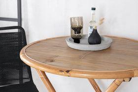 Eetgroep Cane met de stoelen Lindos 