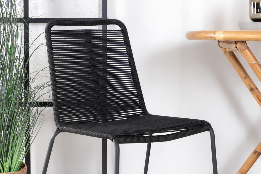 Eetgroep Cane met de stoelen Lindos 