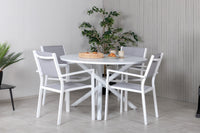 Eetgroep Alma met de stoelen Copacabana 