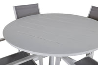 Eetgroep Alma met de stoelen Copacabana 