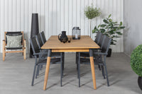 Eetgroep Julian met de stoelen Copacabana 
