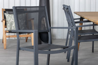 Eetgroep Julian met de stoelen Copacabana 