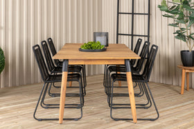 Eetgroep Julian met de stoelen Lindos 