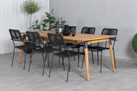 Eetgroep Julian met de stoelen Lindos 