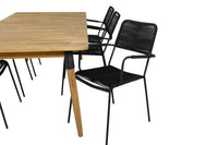 Eetgroep Julian met de stoelen Lindos 
