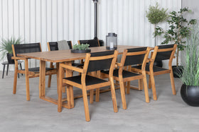 Eetgroep Plankton met stoelen Venice