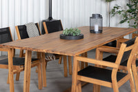 Eetgroep Plankton met de stoelen Venice 