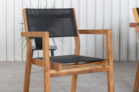 Eetgroep Plankton met de stoelen Venice 