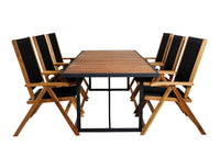 Eetgroep Khung met de stoelen Little John 
