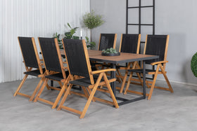 Eetgroep Khung met de stoelen Little John 