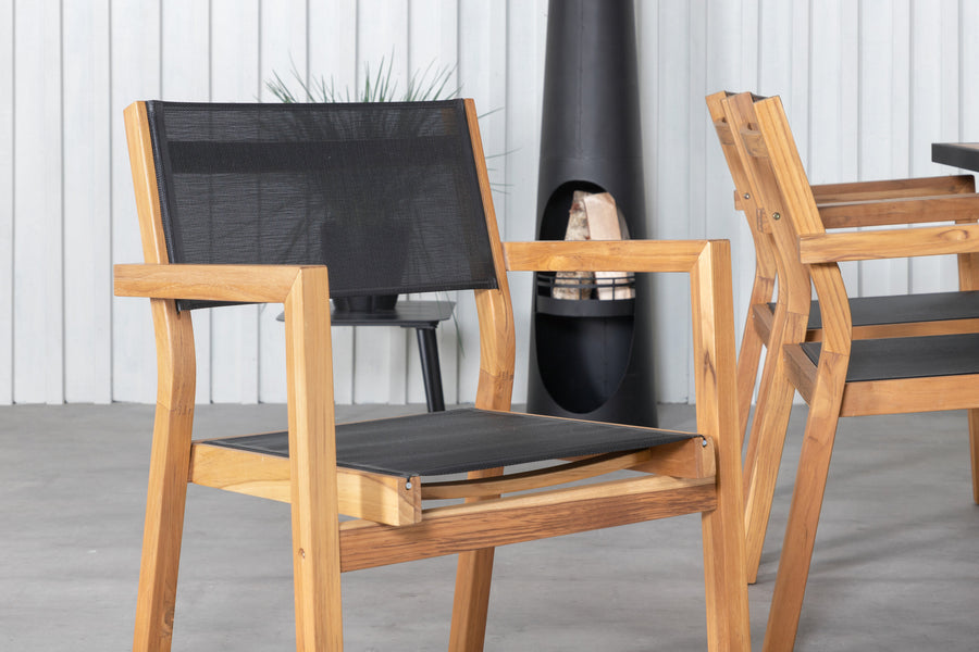 Eetgroep Khung met de stoelen Venice 