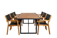 Eetgroep Khung met de stoelen Venice 