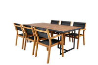 Eetgroep Khung met de stoelen Venice 