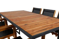Eetgroep Khung met de stoelen Venice 