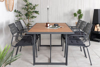 Eetgroep Khung met stoelen Nicke 