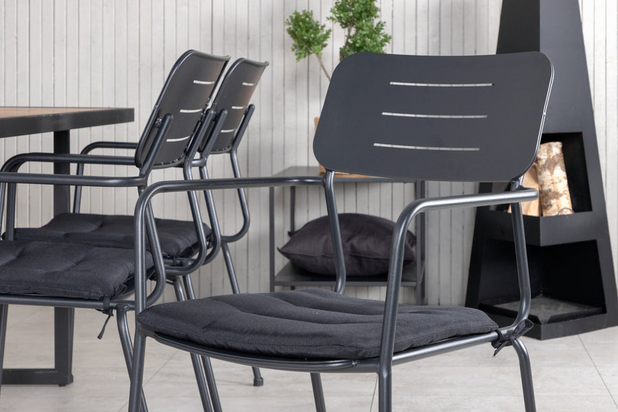 Eetgroep Khung met stoelen Nicke 