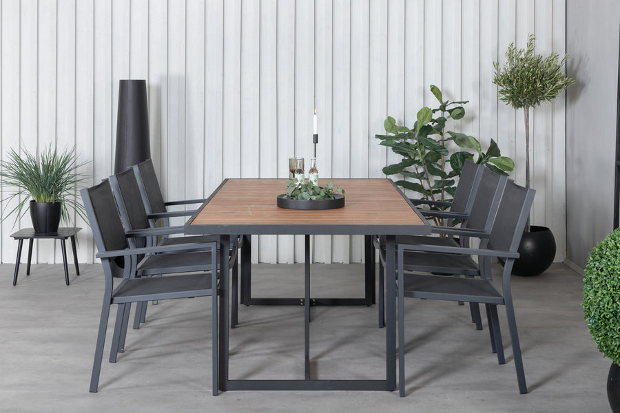 Rechthoekig frame eethoek 
