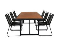 Eetgroep Khung met de stoelen Lindos 