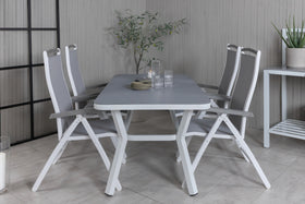 Eetgroep Virya met stoelen Albany