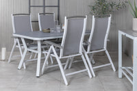 Eetgroep Virya met de stoelen Albany 