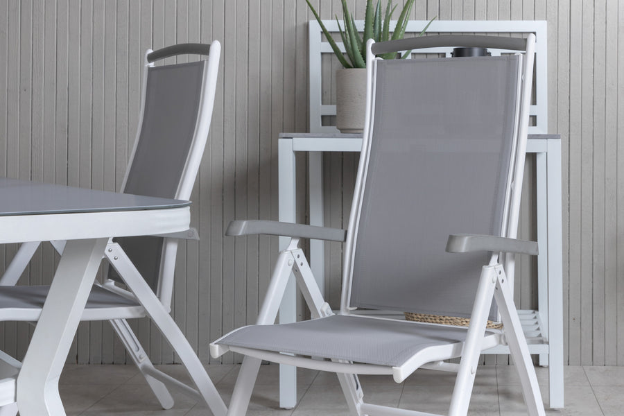 Eetgroep Virya met de stoelen Albany 