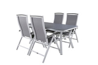 Eetgroep Virya met de stoelen Albany 