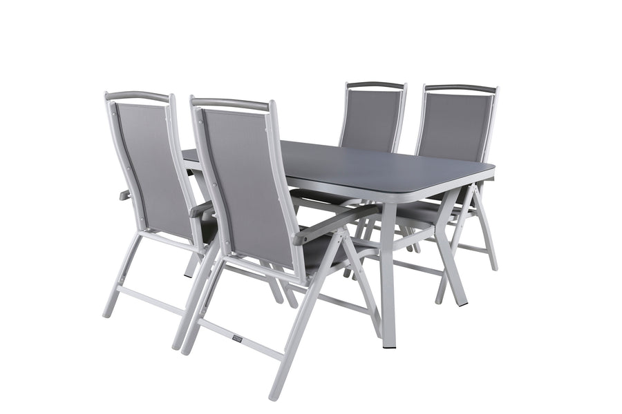 Eetgroep Virya met de stoelen Albany 
