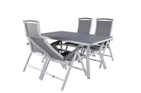 Eetgroep Virya met de stoelen Albany 