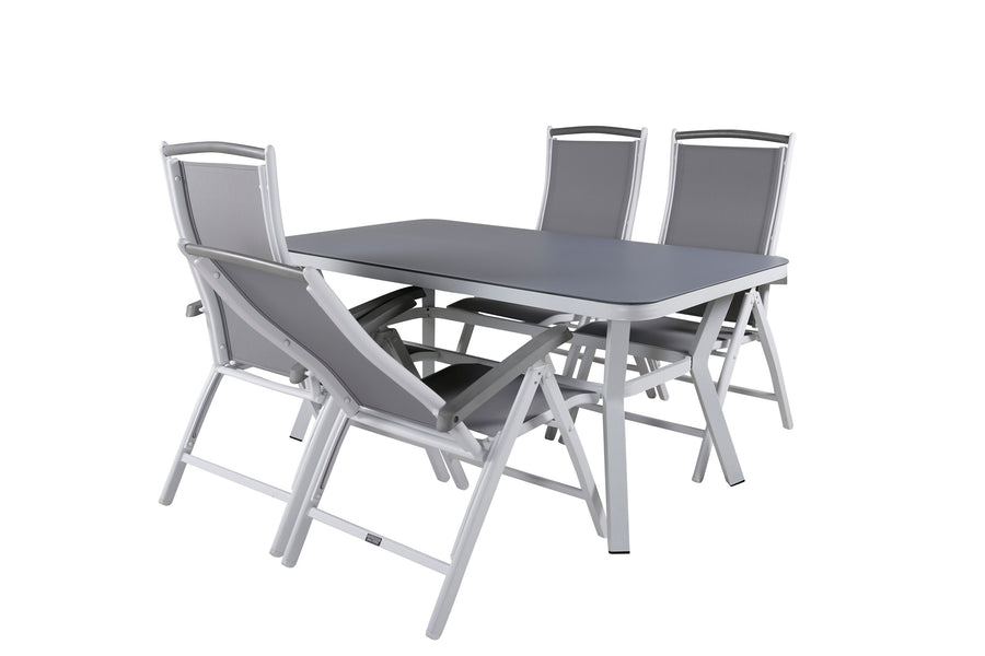 Eetgroep Virya met de stoelen Albany 