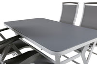 Eetgroep Virya met de stoelen Albany 