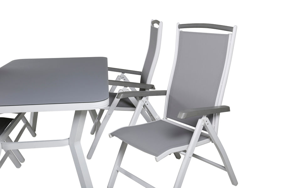 Eetgroep Virya met de stoelen Albany 