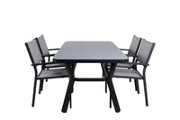Eetgroep Virya met de stoelen Copacabana 