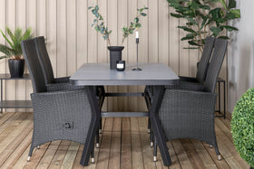 Eetgroep Virya met stoelen Padova