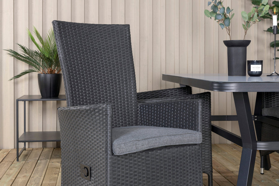 Eetgroep Virya met de stoelen Padova 