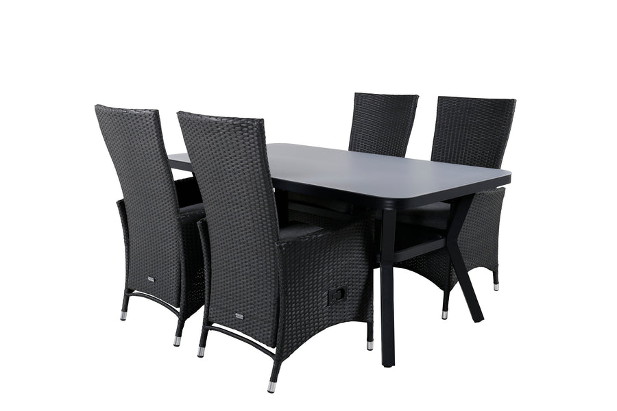 Eetgroep Virya met de stoelen Padova 