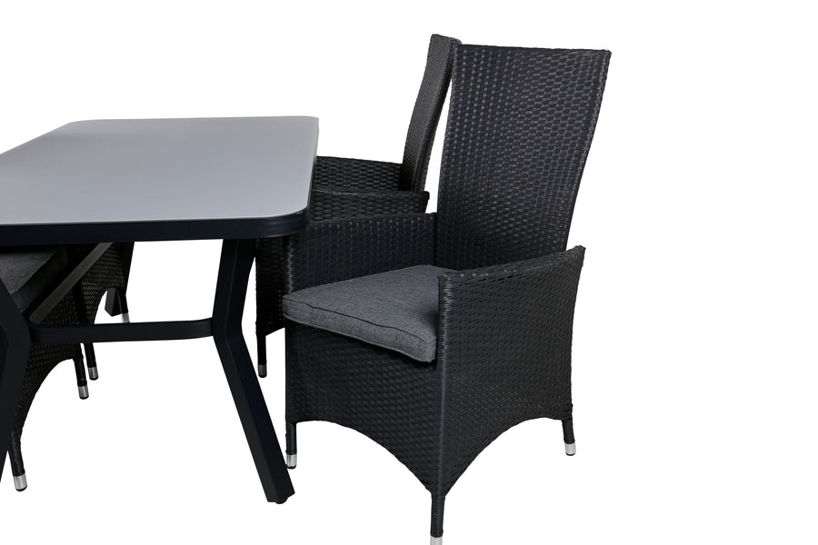 Eetgroep Virya met de stoelen Padova 