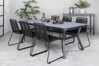 Eetgroep Virya met de stoelen Lindos 